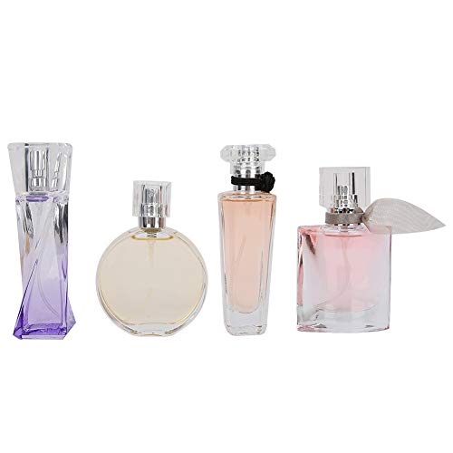 4pcs Lady Perfume Set Atomizador de Larga Duración Perfume Femenino Fragancia de Flores Set de Viaje Fragancia Floral Y Afrutada Caja de Regalo Perfecta Para Mujeres