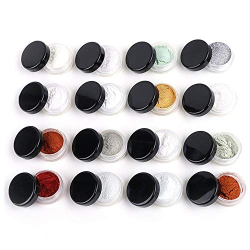 5 ml Envase Cosmético Vacío Pequeño Plástico Negro Puede Olla Cosmética Tarro Vacío Crema de Viaje con Tapa para Crema/Polvo/Loción/Pequeño Lazo del Oído-50pcs