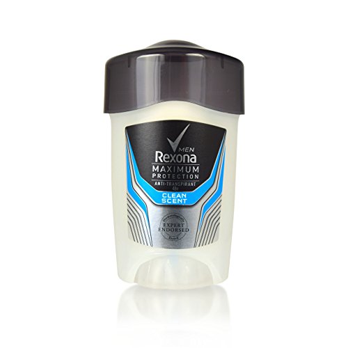 5 Pack Rexona Maximum Protection Clean Scent Hombre Desodorante de viaje de crema 5 x 45 ml)