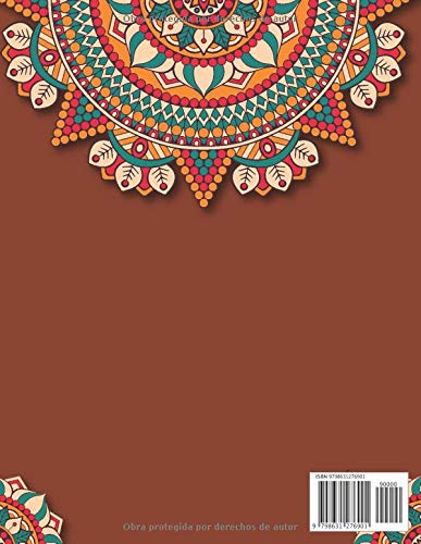 50 Mandalas Para Colorear Libro de Colorear Para Adultos: Libro de Colorear Mandalas Para aliviar el estrés | Mandalas coloreando Para Adultos | 50 Mándalas Adultos para colorear