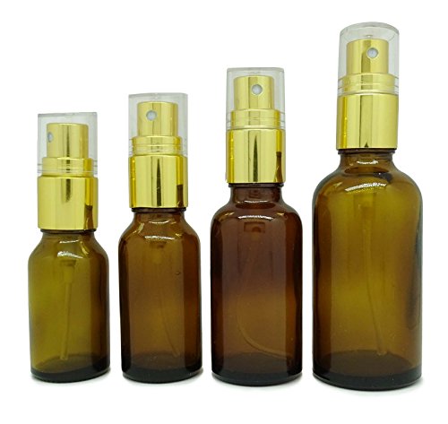 50 ml frascos de perfume del aerosol del atomizador recargable al por mayor de vidrio ámbar vacía montón ronda aerosoles de aceite esencial de Boston 6 botellas de perfume