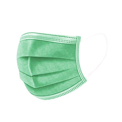50 Piezas 3-PLY Disposable Face Maks, Perfect Fit For Small Face, Soft Skin Layer Nose & Mouth Coverings