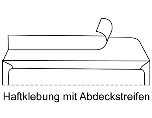 50 unidades. Sobres de Envío B5 (176 x 250 mm) Compensar Color Blanco, Sin Ventana, pegamento con tira removible