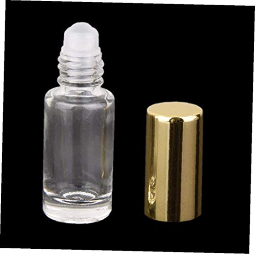 5pcs botellas claras Perfume mini portátil de viaje atomizador recargable del perfume del aerosol de la botella vacía para el monedero del bolsillo de equipaje 5ml