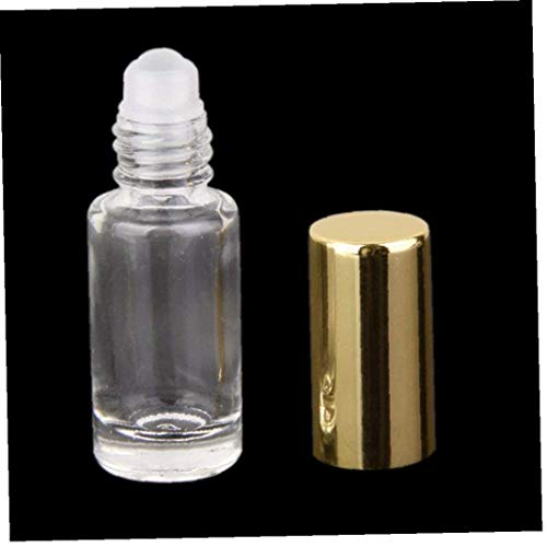 5pcs botellas claras Perfume mini portátil de viaje de perfume recargable del atomizador del aerosol de la botella vacía para el monedero del bolsillo de equipaje 5ml