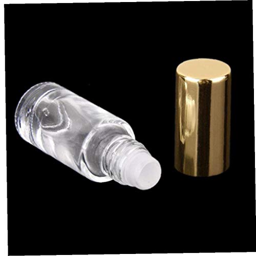 5pcs botellas claras Perfume mini portátil de viaje de perfume recargable del atomizador del aerosol de la botella vacía para el monedero del bolsillo de equipaje 5ml