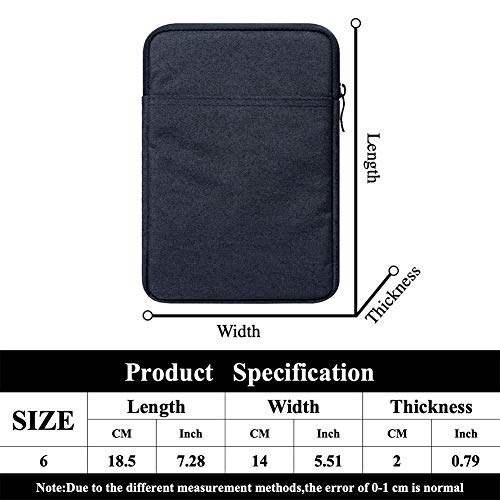 6 Pulgadas Funda de Bohemia - Portátil Sleeve Bag Maletín Cover Case para Amazon Kindle Paperwhite/Voyage/All-New Kindle (8th Generation, 2016)/6 Inch Kindle Oasis E-Reader,Rosa