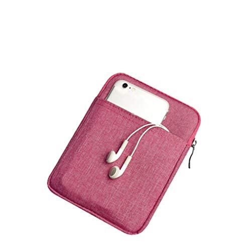 6 Pulgadas Funda de Bohemia - Portátil Sleeve Bag Maletín Cover Case para Amazon Kindle Paperwhite/Voyage/All-New Kindle (8th Generation, 2016)/6 Inch Kindle Oasis E-Reader,Rosa