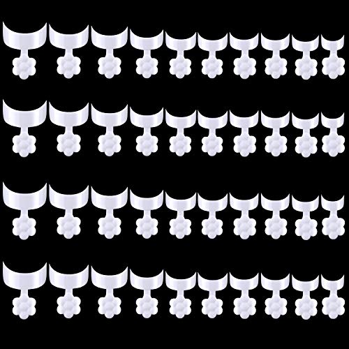 600 Piezas Puntas de Uñas Francesas Puntas de Uñas Acrílicas Falsas Blancas Uñas Postizas Francesas de Estilo Corto Pegatina de Dedos Herramienta de Extensión para Salones de Uñas Manicura