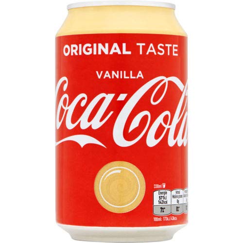 72 x Coca Cola Vanilla cans, dosen, canettes, latas, lattine 0,33 L