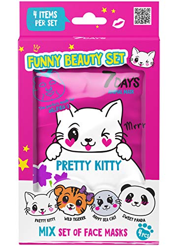 7DAYS Magnífico Regalo Set único Máscara de la Madre Hermana Animal Festival
