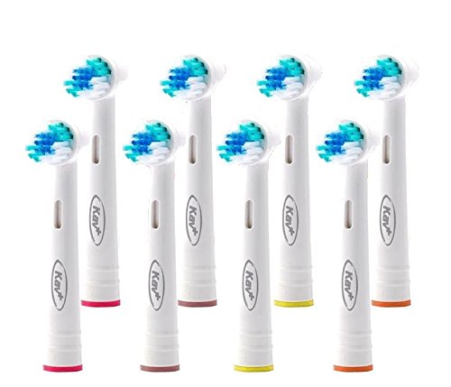 8 cabezas de repuesto para cepillos de dientes eléctricos, compatibles con Oral B y Braun