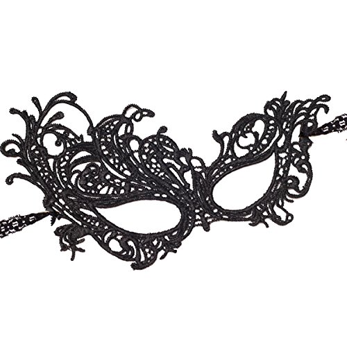 8 pcs máscara encaje negro de KAKOO de modo diferente suave para bar, fiesta, party