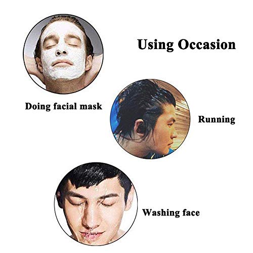 8 piezas Spring Wave diadema para el cabello Aro para hombres y mujeres Unisex metal ondulado peine