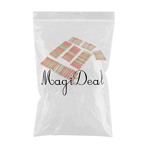 80pcs 8 Tamaños Plástico Apretón Bigudíes de Rodillos de Pelo Barras de Ondulación Permanente de Peluquero Salón