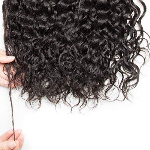 8A natural pelo humano brasileño 100% virginales extensiones de cabello natural 22 24 26 pulgadas brasileño pelo rizado de Agua Ola Pelo,natural color (100g+/-5g)/PC Total 300g