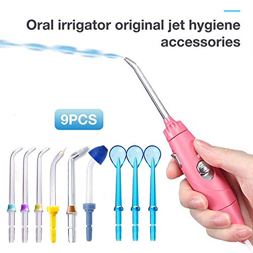 9 PCS Puntas De Chorro Clásicas De Repuesto Para Waterpik Water WP-100 WP-250 WP-260 WP-300 WP-450 Flossers Y Otros Irrigadores Orales