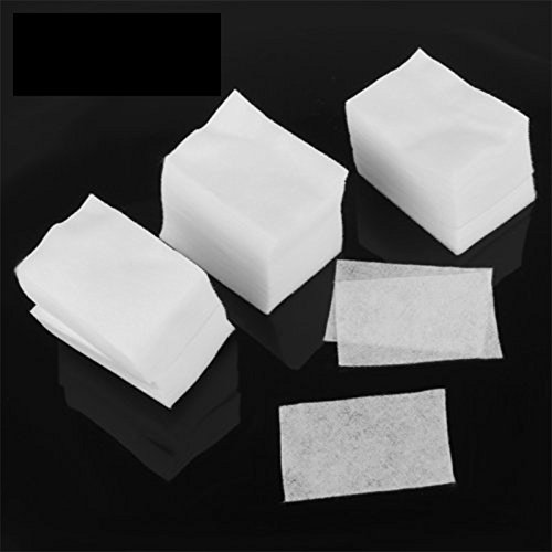 900 Algodón Celuloso Toallitas Limpiador Uñas Blanco Manicura