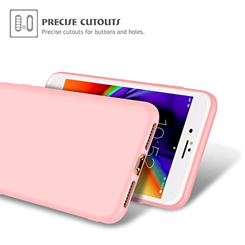 9x Funda iPhone 8 Plus, Leathlux Carcasa iPhone 8 Plus Silicona Ultra Fina TPU Gel Protector Flexible Cover Funda para iPhone 8 Plus 5.5" Rosa Verde Púrpura Amarillo Rojo Azul Oscuro Translúcido Negro