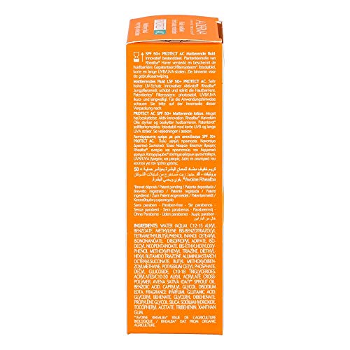 A de dermatológicamente Protect AC mattierendes Fluid SPF 50 +, 40 ml