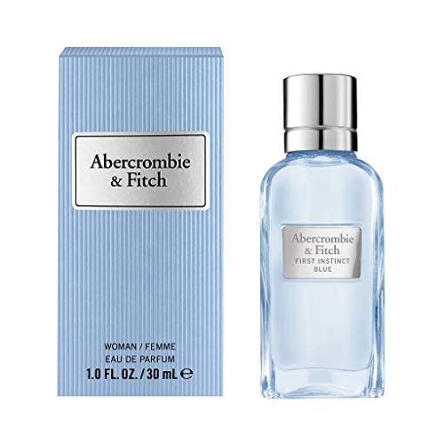 Abercrombie & Fitch First Instinct Blue 30ml Mujeres - Eau de parfum (Salted Sea Air, Jasmine, Vanilla, Sandalwood, Aerosol, 1 pieza)