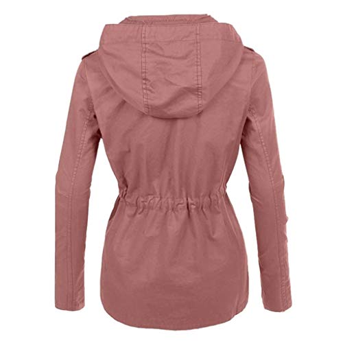 Abrigos Desigual Abrigo de Chaqueta Acolchada de AlgodóN SóLido para Mujer de Moda Abrigo de Manga Larga CáLida