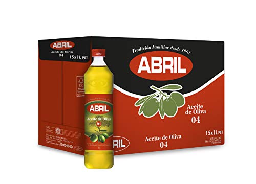 Abril Aceite de Oliva Suave 1 L - Caja de 15 botellas