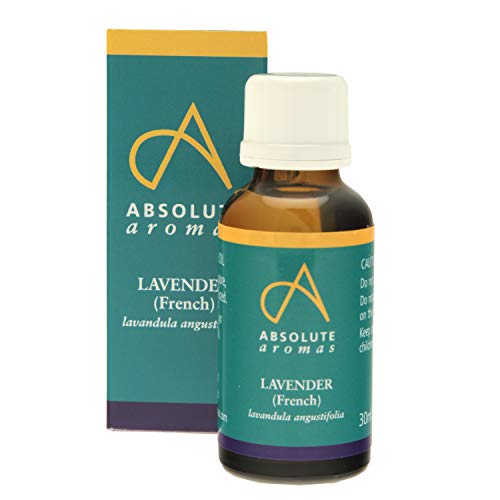 Absolute Aromas Aceite Esencial Francés de Lavanda 100ml - 100% Puro, Natural, Sin Diluir y Libre de Crueldad - Para uso en Difusores y Mezclas de Aromaterapia (30ml)