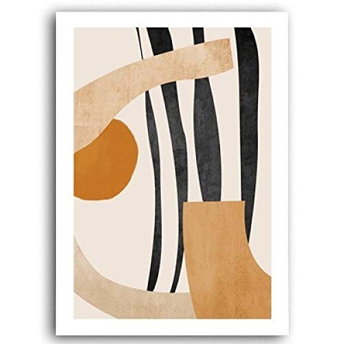 Abstracto Geométrico Lienzo Pintura Galería Nordic Poster Print Interior Decoración del hogar 50x70 cm