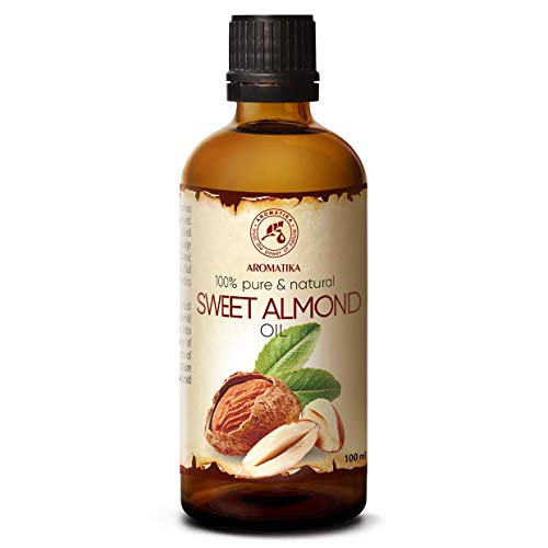 Aceite Almendra Dulce - Refinado 100ml - Prensado en Frío - 100% Puro & Natural - Prunus Amygdalus Dulcis - Italia - Cuidado Corporal & Rostro - Cuidado Cabello & Piel - Belleza