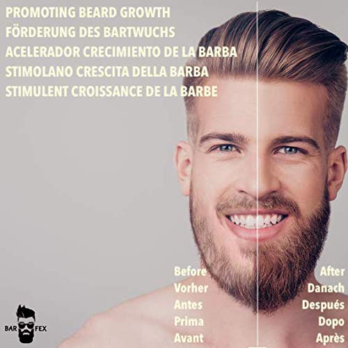 Aceite Crecimiento Barba Natural ● Hecho en Alemania ● BarFex Beard Growth Oil