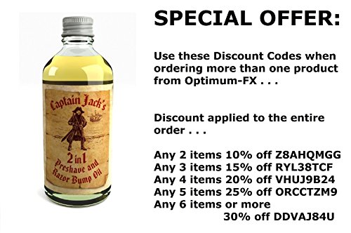 Aceite De Afeitado Y Aceite Para La Irritación 2 En 1 Captain Jack Reino Unido Hecho Con Ingredientes Naturales Y Orgánicos 100ml