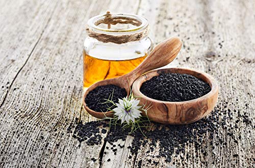 Aceite de comino negro (egipcio), nigella sativa - 1 cápsula con 500mg aceite de comino negro, 150 cápsulas, fabricado en Alemania