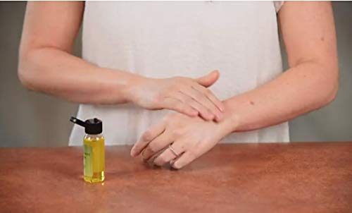 Aceite de jojoba dorada puro de Desert Oasis Skincare prensado en frío, no desodorizado y totalmente natural, jojoba cultivada y prensada en EE.UU., tamaño de viaje (29 ml)