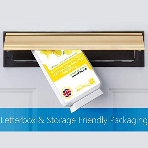 Aceite de onagra 1000 mg agregado con vitamina E y B6 90 cápsulas blandas - Apoya los niveles hormonales equilibrados, la salud menstrual en las mujeres - Fabricado en el Reino Unido | Estándares GMP de Prowise Healthcare