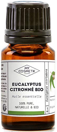 Aceite esencial de eucalipto citrico orgánico - MyCosmetik - 10 ml