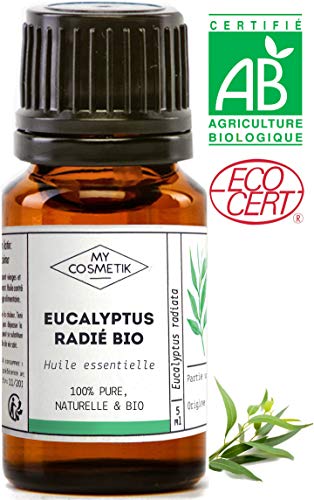 Aceite esencial de Eucalipto radiado orgánico - MyCosmetik - 10ml