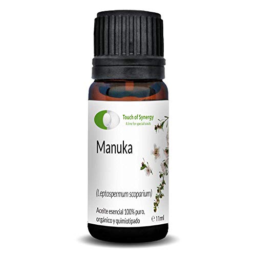 Aceite esencial de Manuka (Leptospermum scoparium) 100% Puro, orgánico y quimiotipado (11mL)