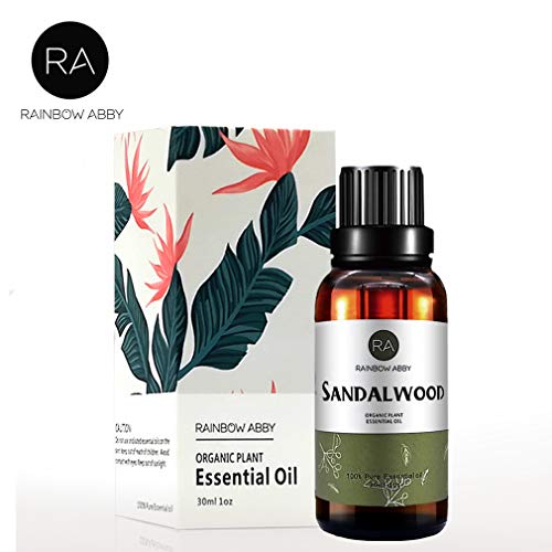 Aceite Esencial de Sándalo (30 ML), Aceite de Sándalo de Aromaterapia Natural 100% Puro Para Difusor