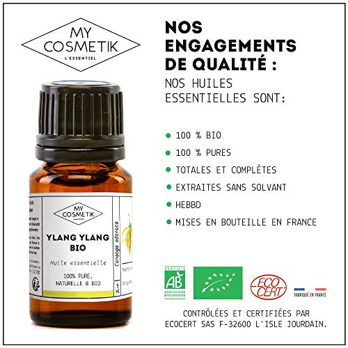 Aceite esencial de Ylang Ylang orgánico - MyCosmetik - 10 ml