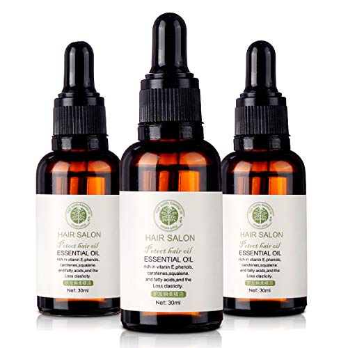 Aceite Esencial para el Cuidado de Cabello - Luckyfine Tratamiento para el cabello 30ML Nutre el cuero cabelludo, repara el cabello seco y dañado, fortalece el engrosamiento de las raíces del cabello