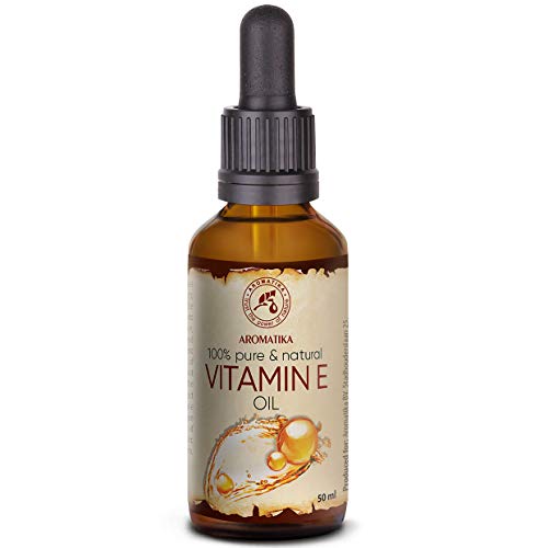 Aceite Vitamina E Gotas 50ml - Naturales - Tocoferol - Vitamin E Oil - Aceite Antienvejecimiento Contra Todo Tipo de Arrugas - Cuidado Facial - Cuidado Corporal - Cabello