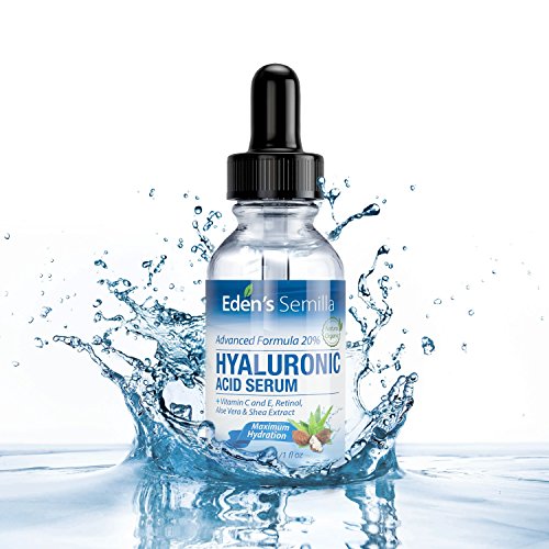 Ácido Hialurónico Serum - 30ml - Es el mejor anti-edad hidratante para el cutis. Ayuda a reducir las arrugas faciales. Contiene Vitamina C, Retinol y Vitamina E. Protección antioxidante que facilita la producción natural de colágeno, haciendo que la piel 