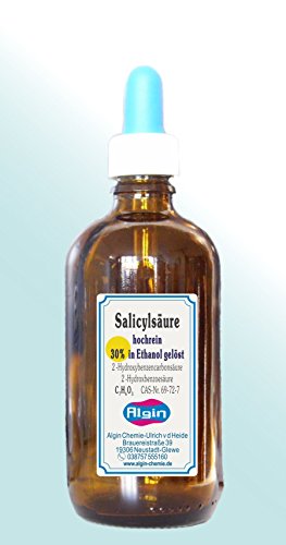 Ácido Salicílico 30% 100 ml pipetas de botella de maiz