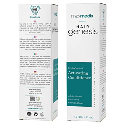 Acondicionador Anticaída Capilar 222 ml - Estimulante y Revitalizador del Crecimiento del Pelo, Para Cabellos Finos, Débiles, Estropeados y Sin Volumen, Fortalecedor Capilar, Testado Clinicamente