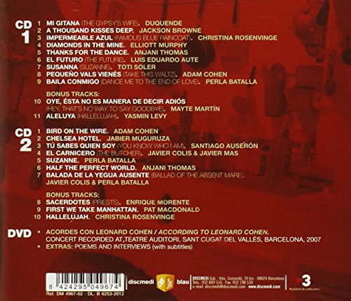 Acordes Con Leonard Cohen (+ Bonus Track
