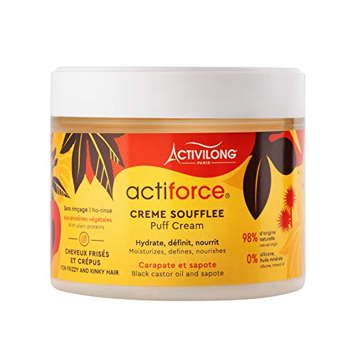 Activilong Actiforce Crema para el cabello, ricino, aceite de ricino negro, 300 ml