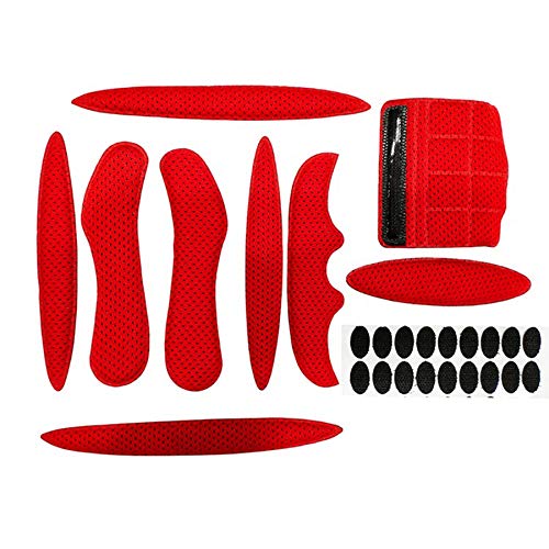 Adanse Almohadillas de Casco de Ciclismo Universales Esponja Sellada Casco de Bicicleta de Almohadillas Internas Almohadilla de ProteccióN del Casco Almohadillas de Casco de Bicicleta