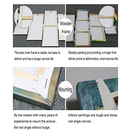 adgkitb canvas Cuadros de Lienzo Decoración de Sala de Estar Estampados en HD 5 Piezas Deportes Extremos Skateboard Pinturas Skateboarding Poster Wall Art Framework