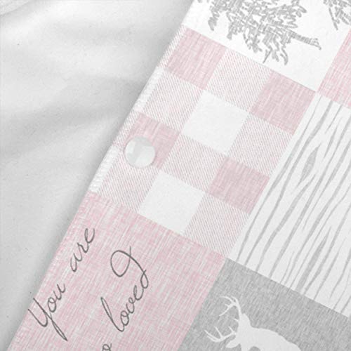 ADGoods Toalla con Capucha para niños Bathrobe So Loved Little Lady Pale Pink Grey Ro Beach Bath Towel Toddler Swim Pool Coverup Poncho Cape for Kids Children Teenager